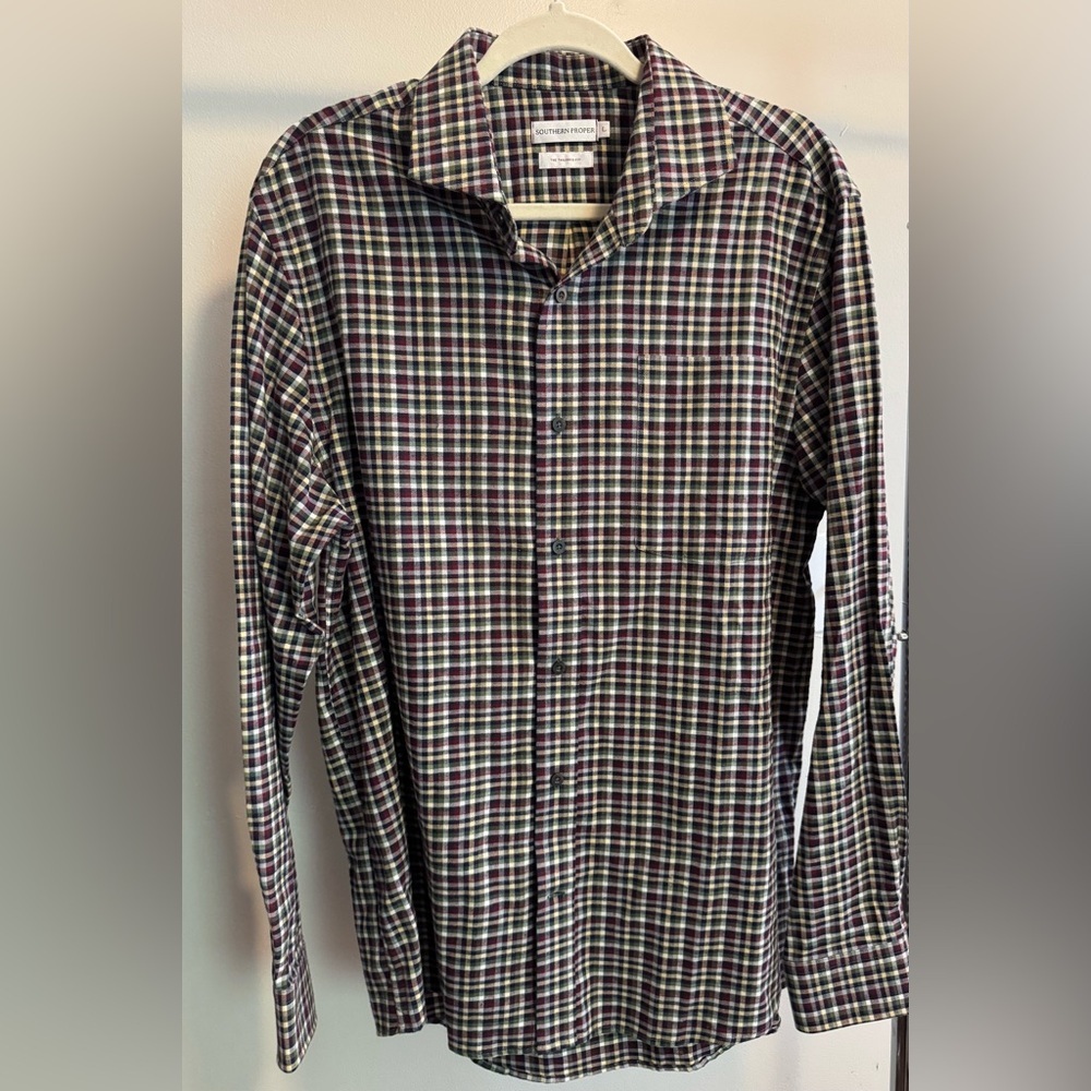 Southern Proper- Tailored Fit Button Up